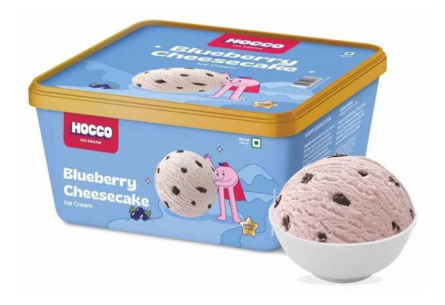 Hocco Blueberry Cheesecake Ice Cream